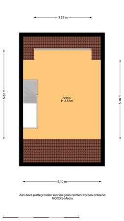 Floorplan - Van Ravesteyndreef 57, 2992 HC Barendrecht
